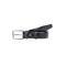Black Stitched Men's Leather Belt