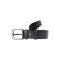 Black Sport Men's Jeans Leather Belt
