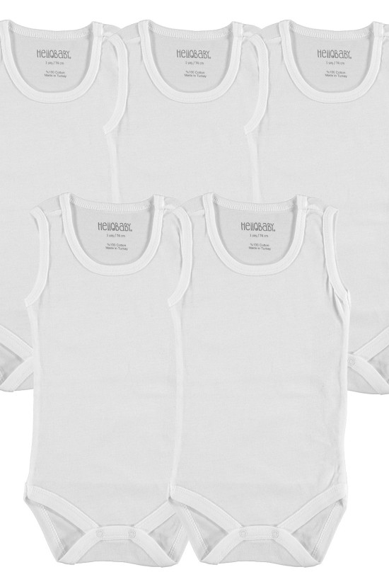 Baby Body White 5 Pack